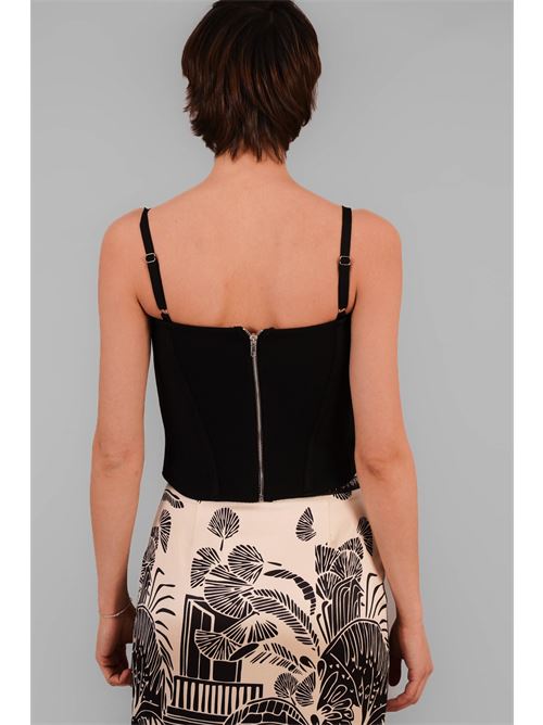 Bustier in guaina elastica twins fantasy | T4555BLACK